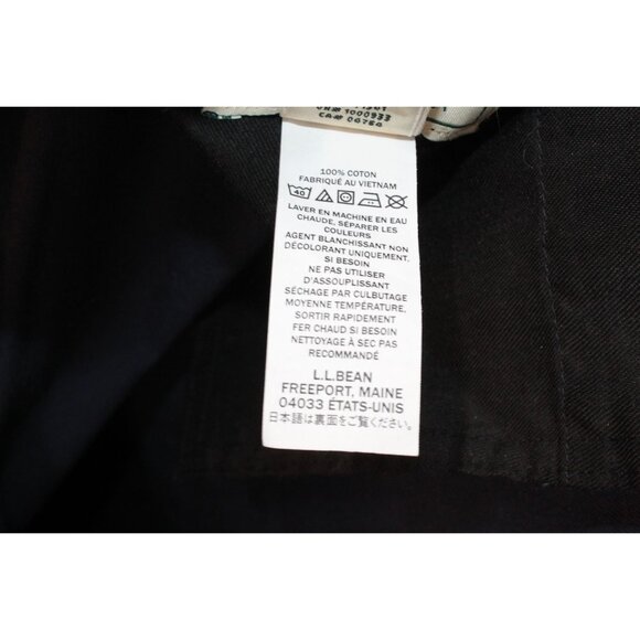 LL Bean Lakewashed Stretch Khakis Slim Fit Straight Leg Storm Gray 40x32 - Picture 10 of 11